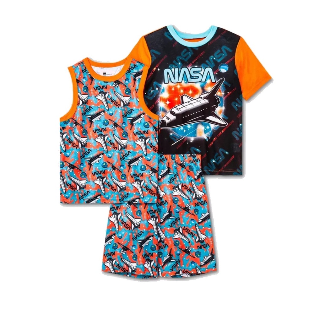 Boys 3 Piece NASA Pajama Set